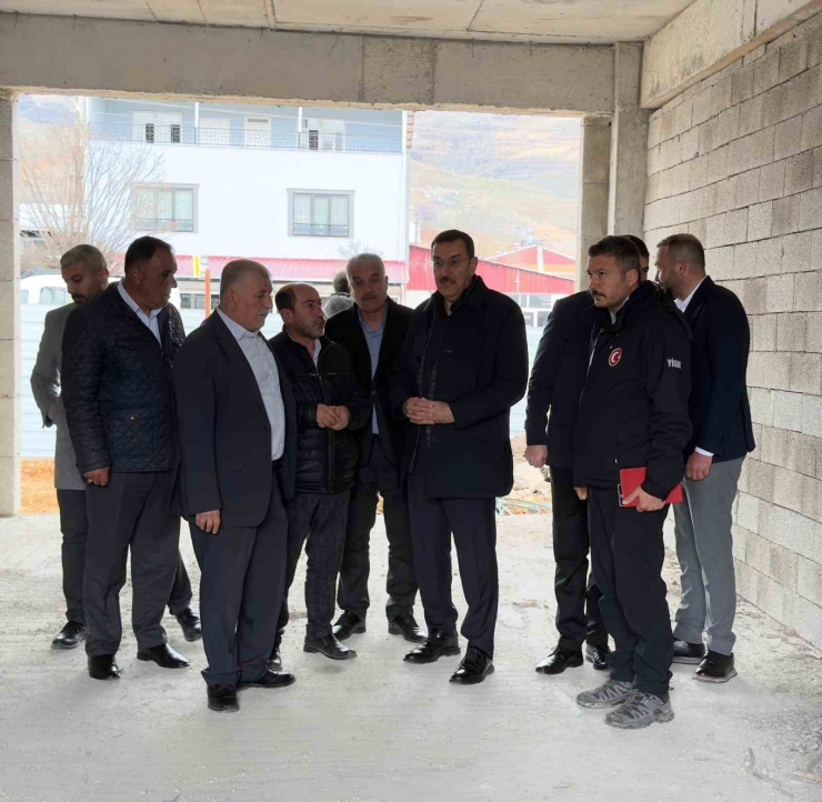 Milletvekili Bülent Tüfenkci Deprem Kontlarını İnceledi