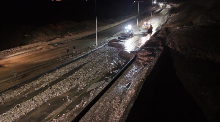 Adıyaman’da Şiddetli Yağış Heyelana Neden Oldu