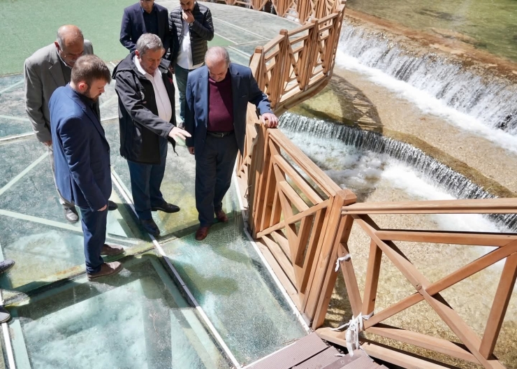 Darende’de Günpınar Şelalesi Yaz Sezonuna Hazırlanıyor