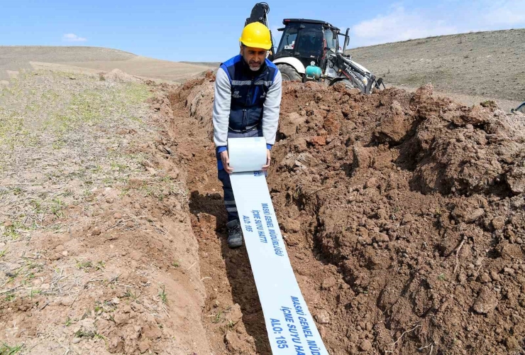 Arguvan Gümüşlü’ye Bin 500 Metrelik İçme Suyu Hattı