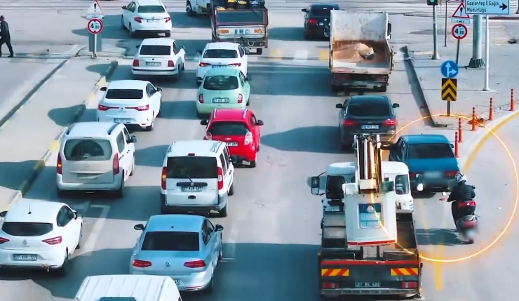 Gaziantep’te Trafikte ‘kaynak’ Yapan 498 Araca Ceza