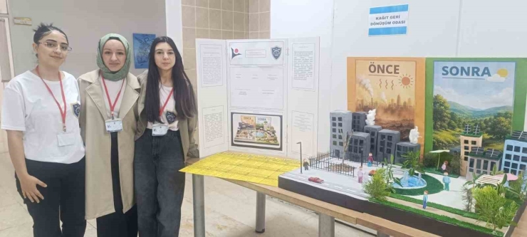 Çermikte Bilim Fuarı Açıldı