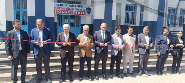 Çermikte Bilim Fuarı Açıldı