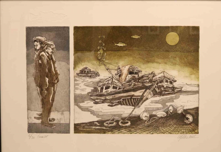Prof. Dr. Erol Murat Yıldız Sanko Sanat Galerisi’nde Sergi Açtı