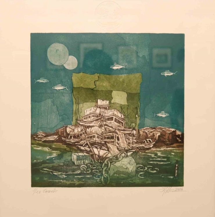 Prof. Dr. Erol Murat Yıldız Sanko Sanat Galerisi’nde Sergi Açtı