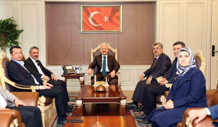 Ak Parti Heyetinden Vali Osman Varol’a Veda Ziyareti