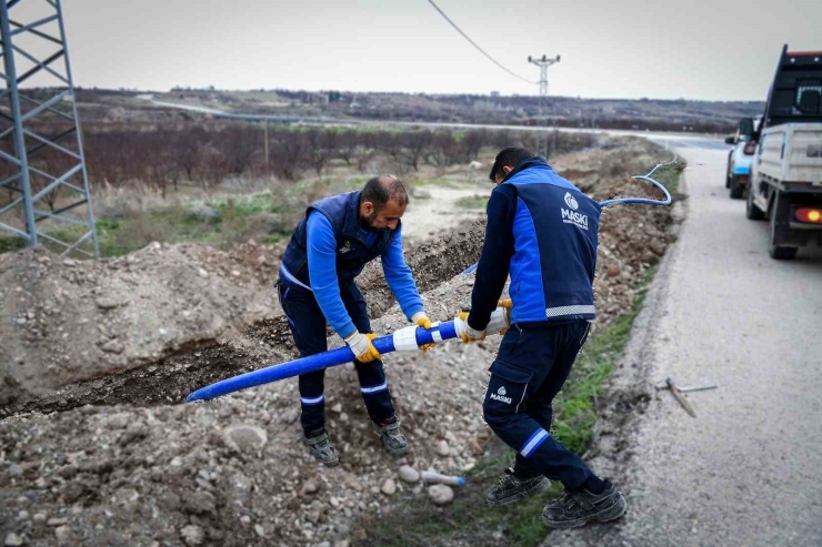 Yazıhan Boyaca Ve Cendere’ye 2 Bin 700 Metre İçme Suyu Hattı
