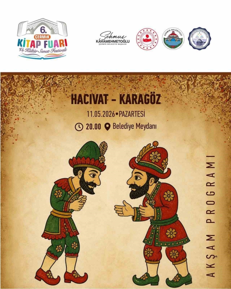6. Çermik Kitap Fuarı Ve Kültür Sanat Festivali 11 Mayısta Kapılarını Açacak