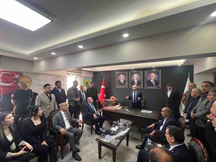 Mhp Gaziantep’te Yeni İl Başkanına Ziyaret Trafiği