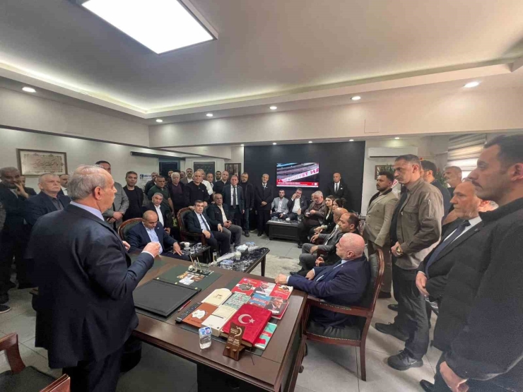 Mhp Gaziantep’te Yeni İl Başkanına Ziyaret Trafiği