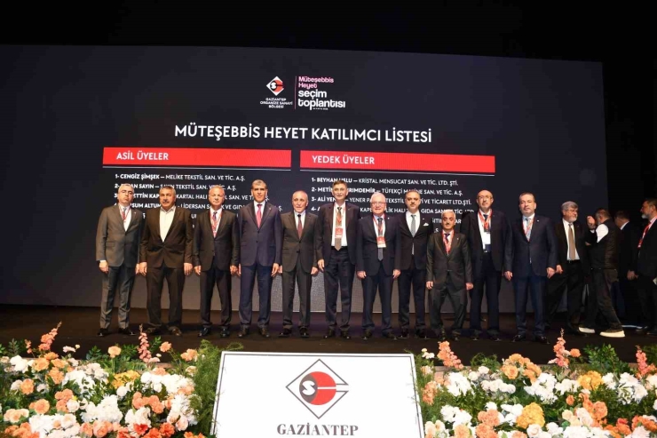 Cengiz Şimşek, Oybirliği İle Yeniden Gaziantep Osb Başkanı Seçildi