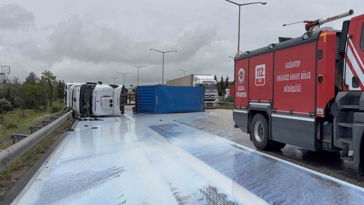 Gaziantep’te 4 Aracın Karıştığı Zincirleme Kaza: 1 Yaralı