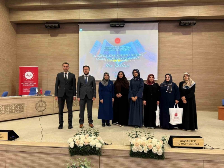 Gaziantep’te ‘hafızlık Ve Kur’an-ı Kerim’i Güzel Okuma Yarışması’ Düzenlendi