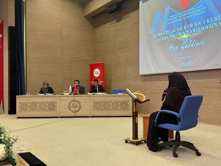 Gaziantep’te ‘hafızlık Ve Kur’an-ı Kerim’i Güzel Okuma Yarışması’ Düzenlendi
