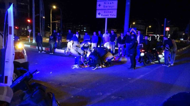 Malatya’da Cip İle Motosiklet Çarpıştı: Motokurye Yaralandı