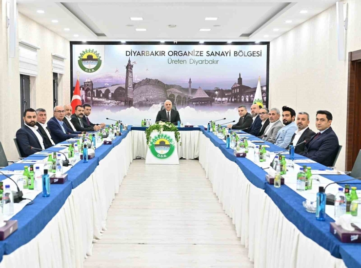 Diyarbakır Osb Yeni Yönetim Ve Müteşebbis Toplantısı Gerçekleşti