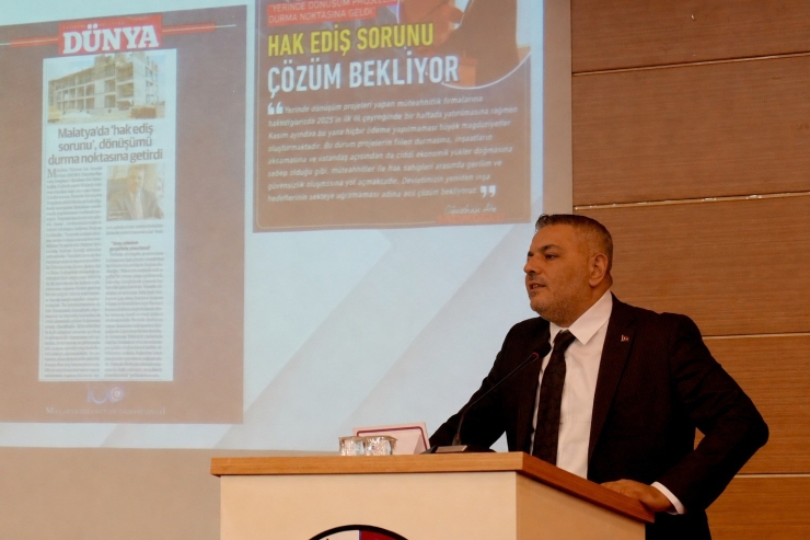 Başkan Sadıkoğlu’ndan Hak Ediş Talebi