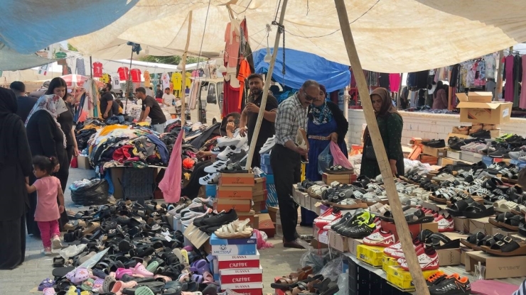 Şanlıurfa’da Çarşıda Bayram Telaşı