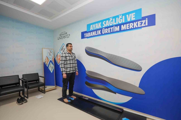 Gaziantep Büyükşehir, Ayak Sağlığı İçin Kişiye Özel Çözüm Sunuyor