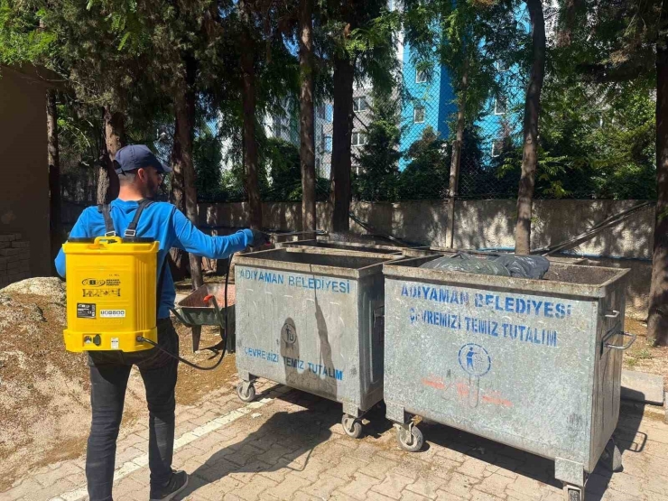 Adıyaman’da Sivrisinek Ve Haşerelere Karşı İlaçlama Çalışması