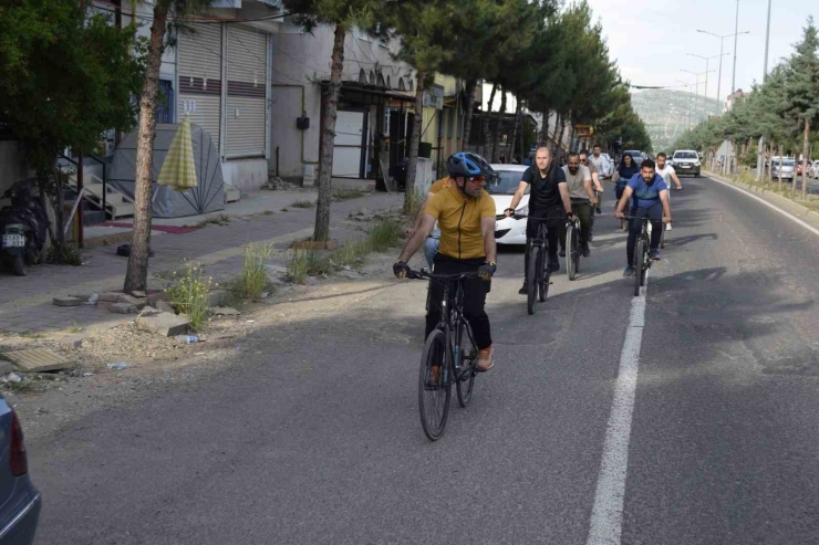 Dicle’de Pedallar Sağlıklı Yaşam İçin Çevrildi