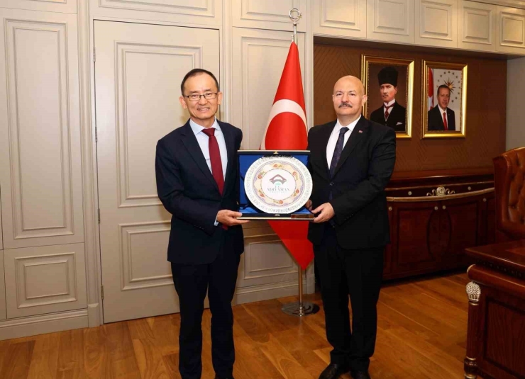 Çin Büyükelçisi Jiang Xuebin’den Adıyaman Valiliğine Ziyaret