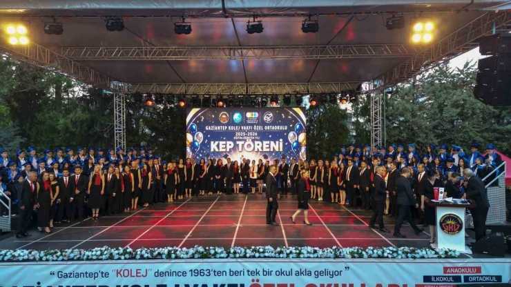 Gkv Özel Ortaokulu’nda Kep Töreni