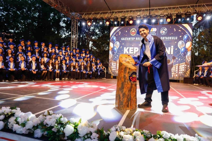 Gkv Özel Ortaokulu’nda Kep Töreni
