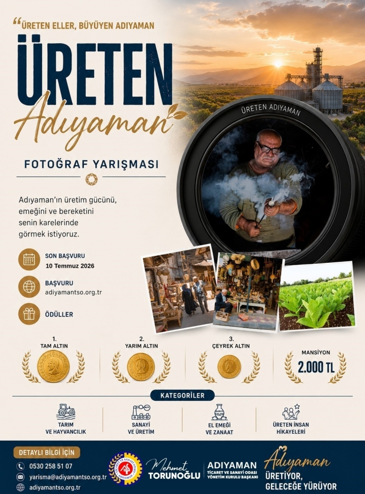 Atso’dan "üreten Adıyaman" Fotoğraf Yarışması