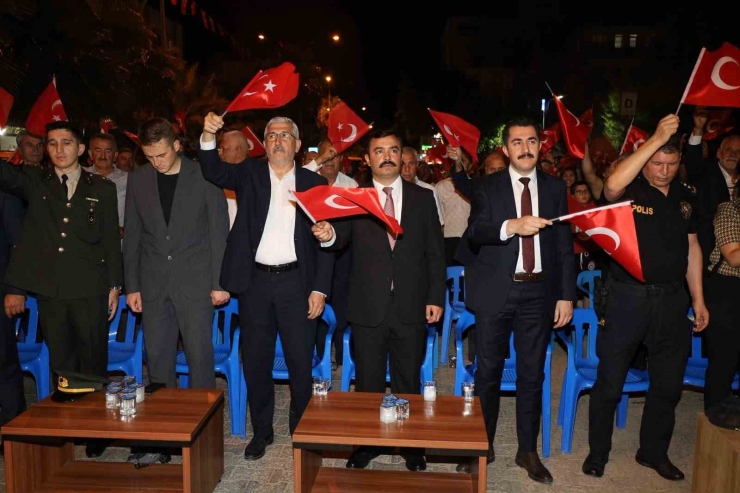 Kahta’da 15 Temmuz Demokrasi Ve Milli Birlik Günü Anma Programı Düzenlendi