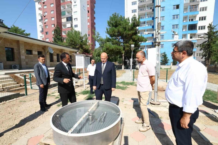 Vali Küçük, Meteoroloji Müdürlüğünü Ziyaret Etti