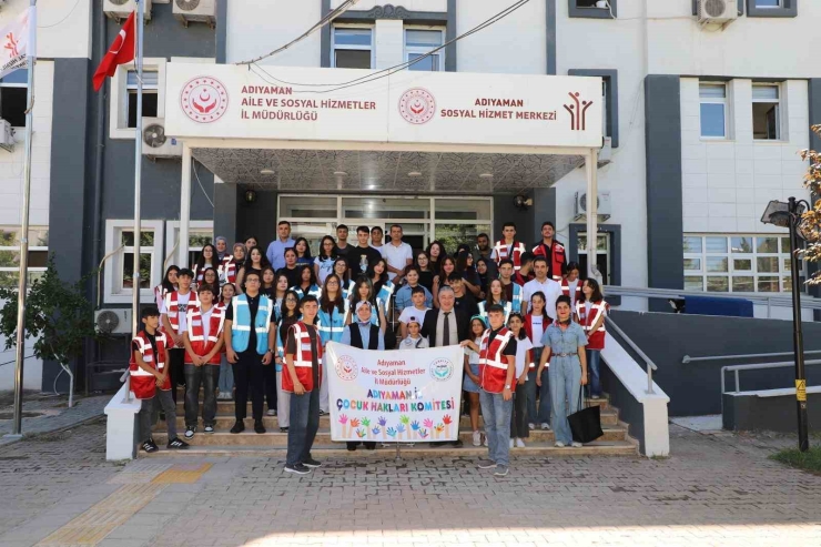 "çocuklar Geleceğe Sahip Çıkıyor" Projesi Adıyaman’da Gerçekleşti