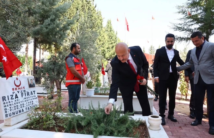 Adıyaman’da 19 Eylül Gaziler Günü’nde Şehitler Anıldı