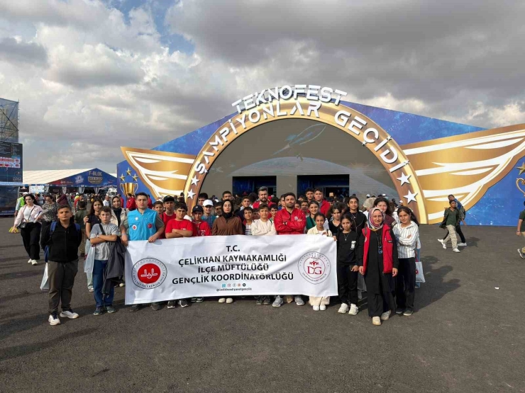 Çelikhanlı Öğrenciler Teknofest’te Bilim Ve Teknolojiyle Buluştu