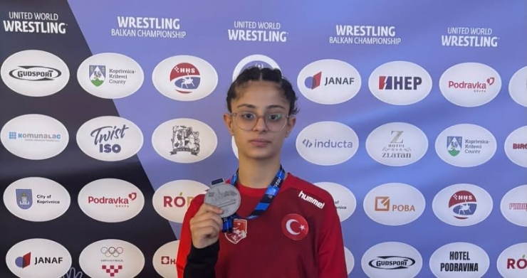 Adıyamanlı Milli Güreşçi Balkan İkincisi Oldu