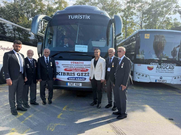 Adıyamanlı Gaziler Kıbrıs’ı Gezdi