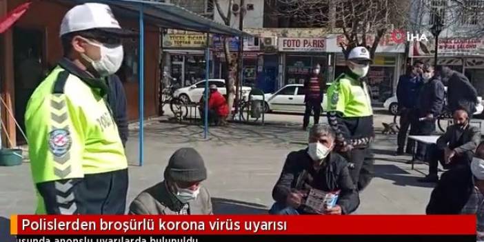 Polislerden Broşürlü Korona Virüs Uyarısı