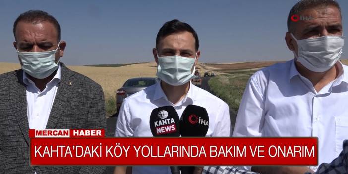 Kahta’daki Köy Yollarında Bakım Ve Onarım Çalışmaları Başladı