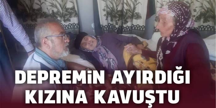 Depremin Ayırdığı Kızına Kavuştu