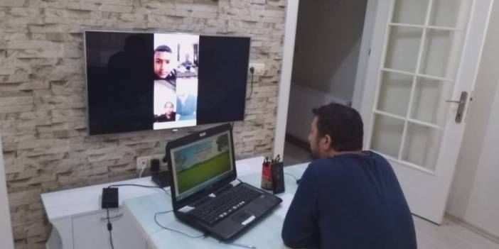 KAHTA'DA ÖĞRENCİLERE GÖRÜNTÜLÜ EĞİTİM